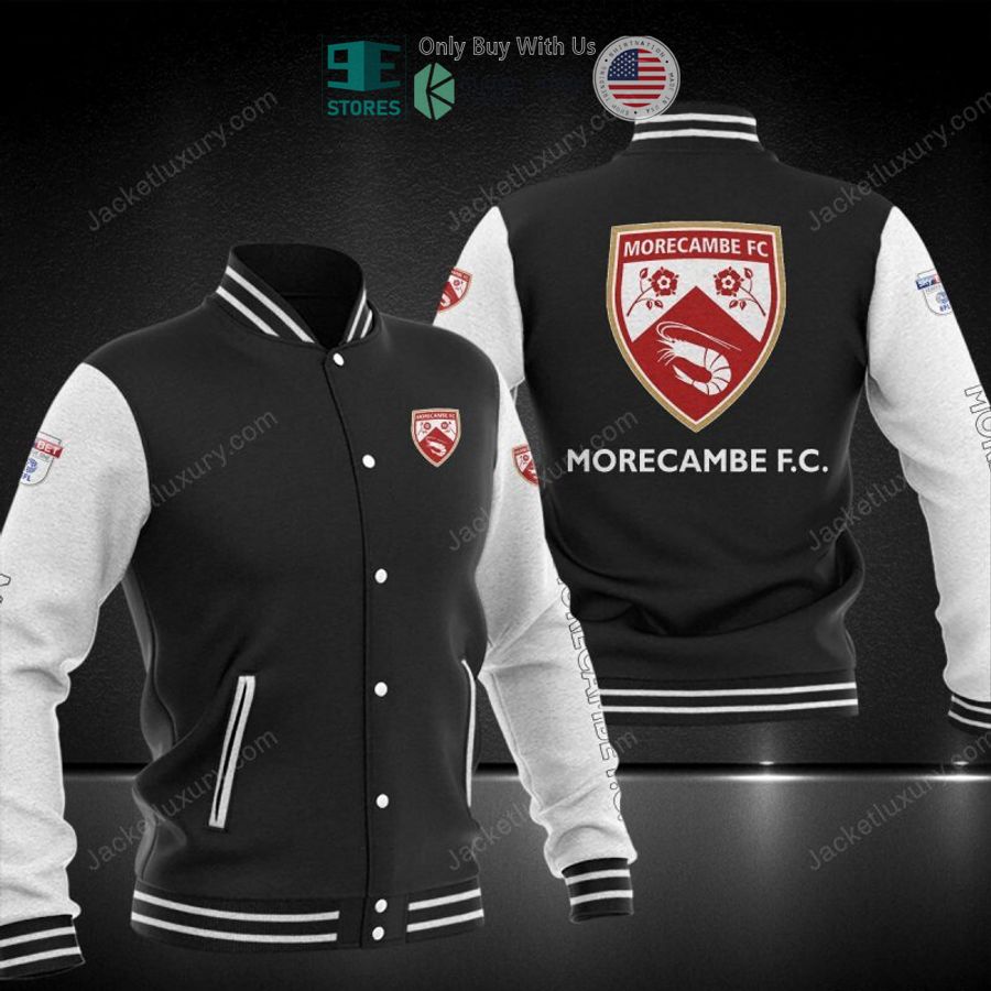BEST Morecambe F.C Baseball Jacket Unisex T-shirt, Sweatshirt, Hoodie, Long Sleeve Tee - T-Shirt, Sweatshirt, Hoodie