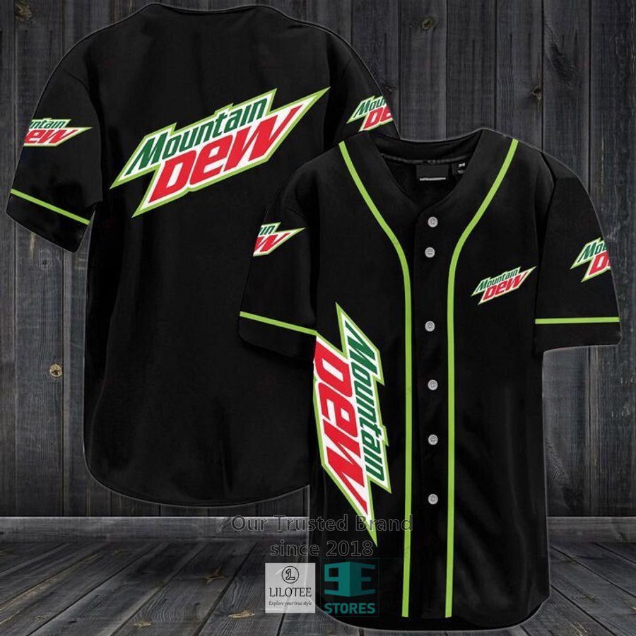 Mountain Dew Baseball Jersey Unisex T-shirt, Sweatshirt, Hoodie, Long Sleeve Tee - T-Shirt, Sweatshirt, Hoodie