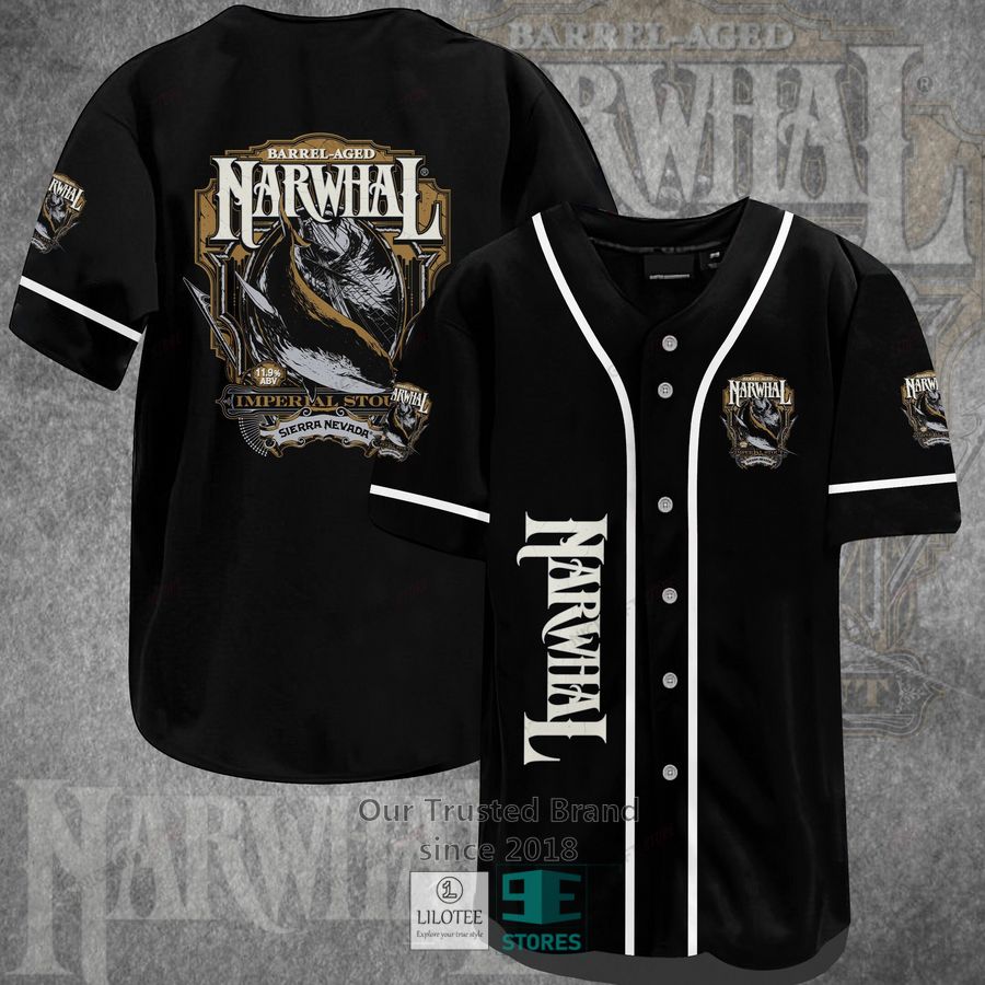 Narwhal Baseball Jersey Unisex T-shirt, Sweatshirt, Hoodie, Long Sleeve Tee - T-Shirt, Sweatshirt, Hoodie