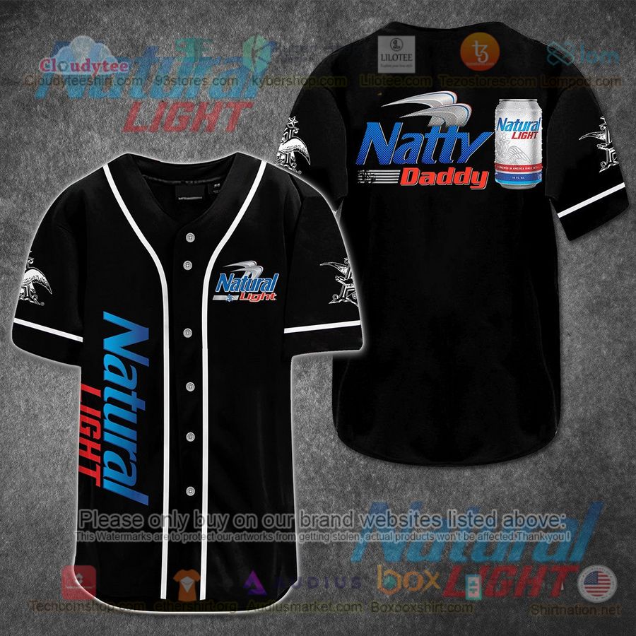 HOT Natural Light Natty Daddy Baseball Jersey Shirt Unisex T-shirt, Sweatshirt, Hoodie, Long Sleeve Tee - T-Shirt, Sweatshirt, Hoodie