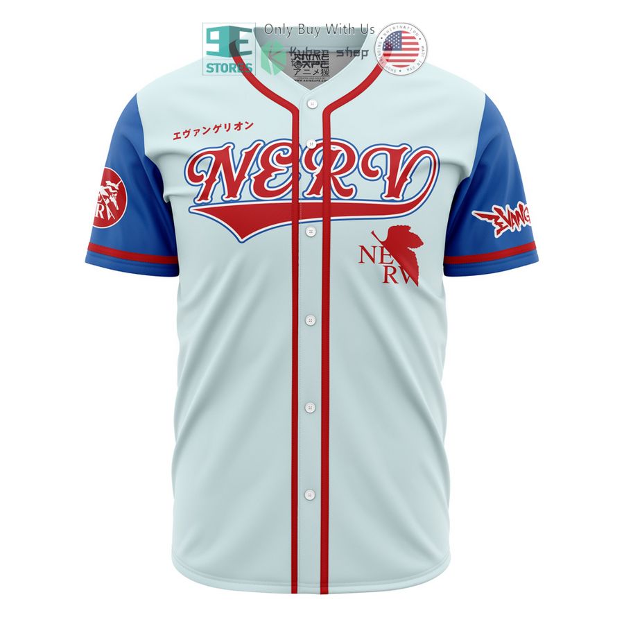 BEST NERV Shinji Evangelion Baseball Jersey Unisex T-shirt, Sweatshirt, Hoodie, Long Sleeve Tee - T-Shirt, Sweatshirt, Hoodie