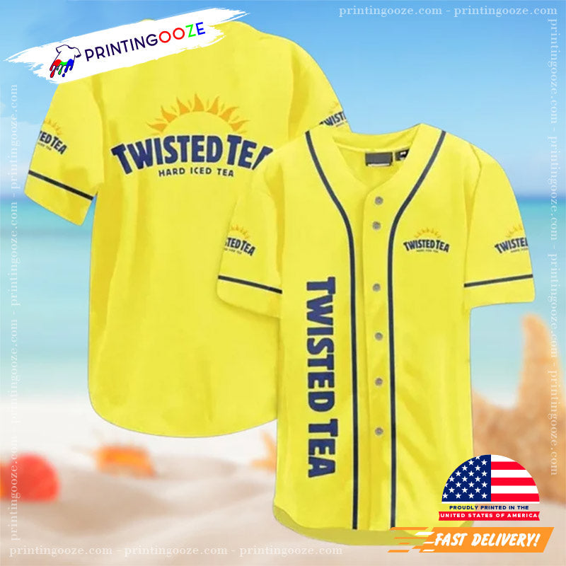 New Twisted Tea Baseball Jersey Shirt Unisex T-shirt, Sweatshirt, Hoodie, Long Sleeve Tee - T-Shirt, Sweatshirt, Hoodie