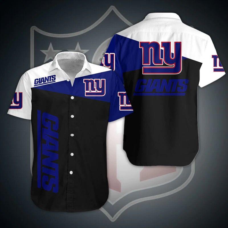 New York Giants Hawaiian Aloha Shirt Best Gift For Fans Unisex T-shirt, Sweatshirt, Hoodie, Long Sleeve Tee - T-Shirt, Sweatshirt, Hoodie
