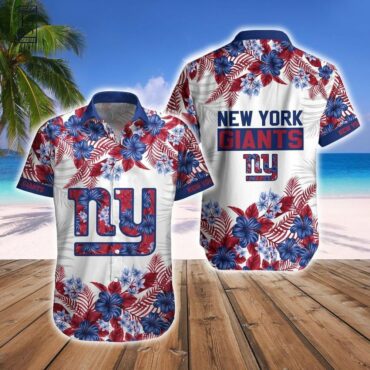 New York Giants Patriotic Blossom Hawaiian Shirt Unisex T-shirt, Sweatshirt, Hoodie, Long Sleeve Tee - T-Shirt, Sweatshirt, Hoodie