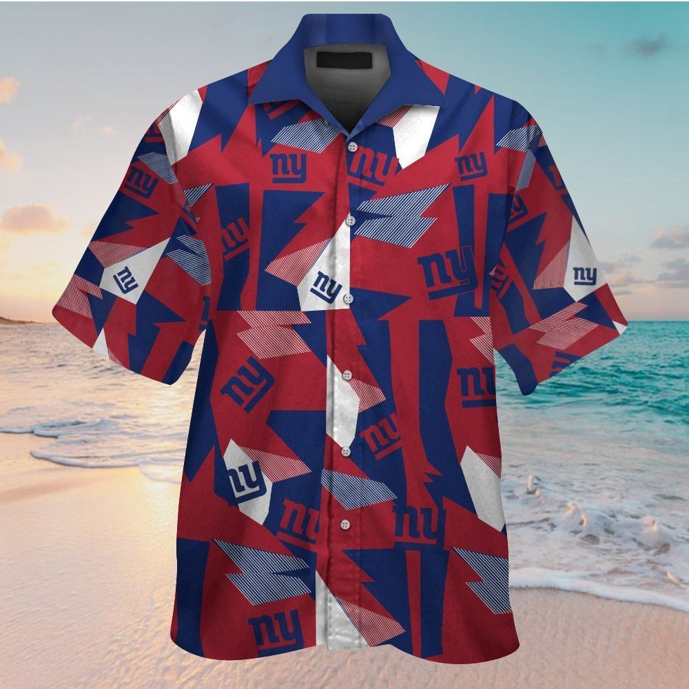 New York Giants Short Sleeve Button Up Tropical Hawaiian Shirt VER021 Unisex T-shirt, Sweatshirt, Hoodie, Long Sleeve Tee - T-Shirt, Sweatshirt, Hoodie