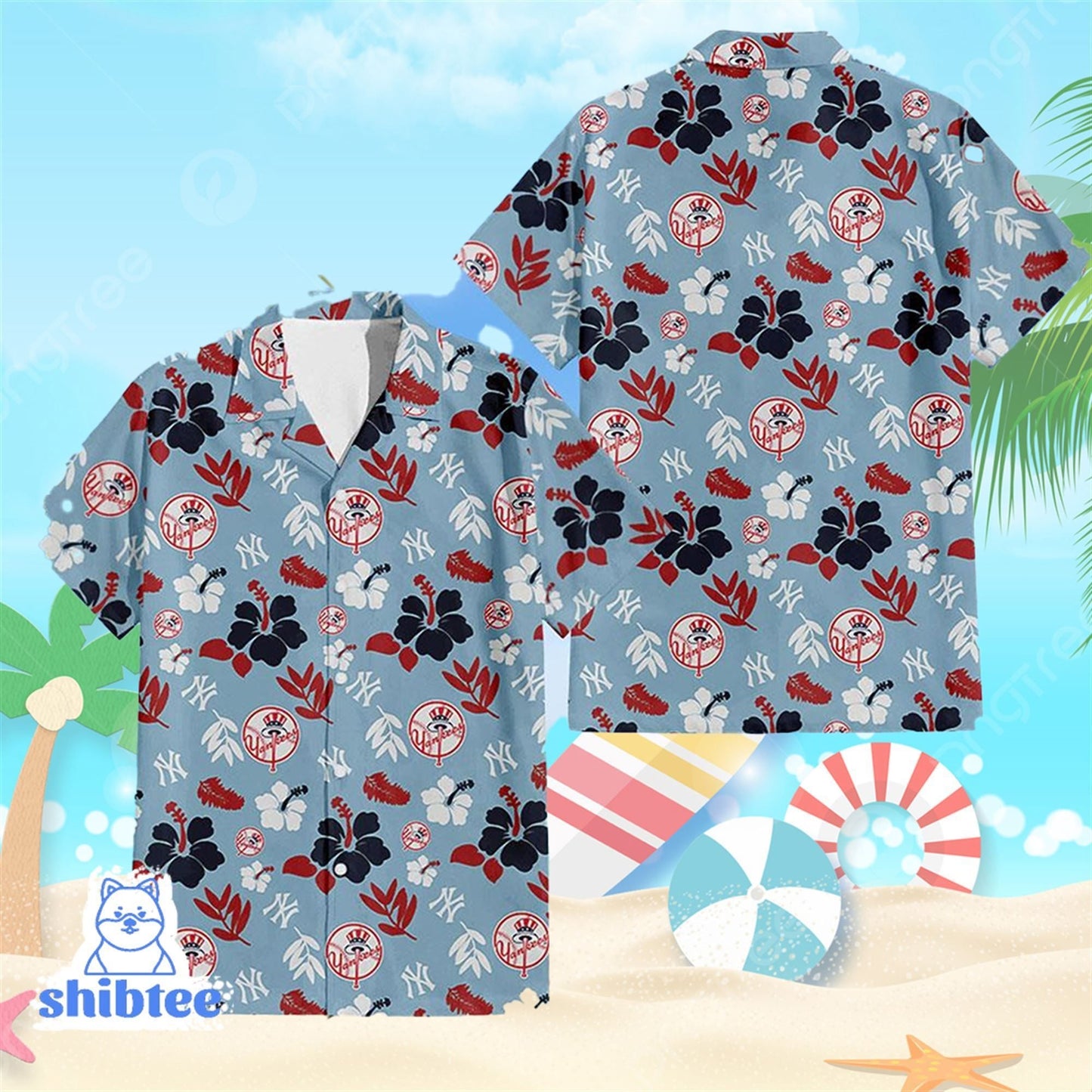 New York Yankees Hawaiian Giveaway Special Shirt Unisex T-shirt, Sweatshirt, Hoodie, Long Sleeve Tee - T-Shirt, Sweatshirt, Hoodie