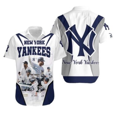 New York Yankees Legends Collage Hawaiian Shirt Unisex T-shirt, Sweatshirt, Hoodie, Long Sleeve Tee - T-Shirt, Sweatshirt, Hoodie