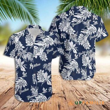 New York Yankees Monstera Breeze Hawaiian Shirt Unisex T-shirt, Sweatshirt, Hoodie, Long Sleeve Tee - T-Shirt, Sweatshirt, Hoodie