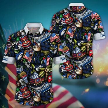 New York Yankees Tiki Paradise Hawaiian Shirt Unisex T-shirt, Sweatshirt, Hoodie, Long Sleeve Tee - T-Shirt, Sweatshirt, Hoodie