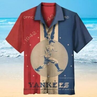 New York Yankees Vintage Heritage Hawaiian Shirt Unisex T-shirt, Sweatshirt, Hoodie, Long Sleeve Tee - T-Shirt, Sweatshirt, Hoodie