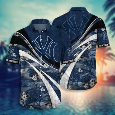 New York Yankees Wave Motion Hawaiian Shirt Unisex T-shirt, Sweatshirt, Hoodie, Long Sleeve Tee - T-Shirt, Sweatshirt, Hoodie
