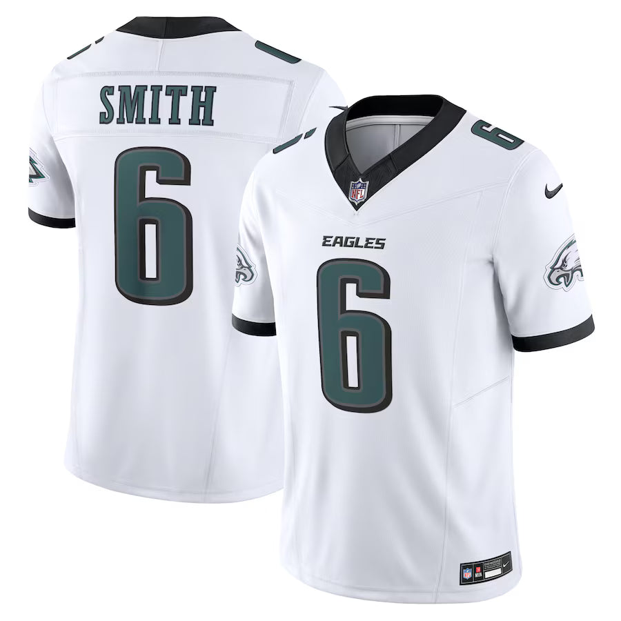 DeVonta Smith Philadelphia Eagles Jersey - White football jersey product view 1