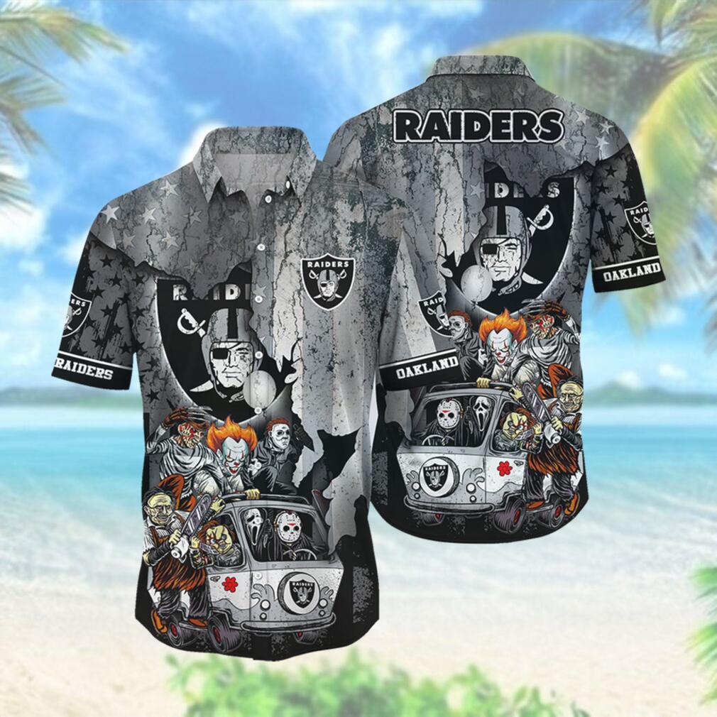 Oakland Raiders Team Design Hawaiian Shirt Edition Unisex T-shirt, Sweatshirt, Hoodie, Long Sleeve Tee - T-Shirt, Sweatshirt, Hoodie