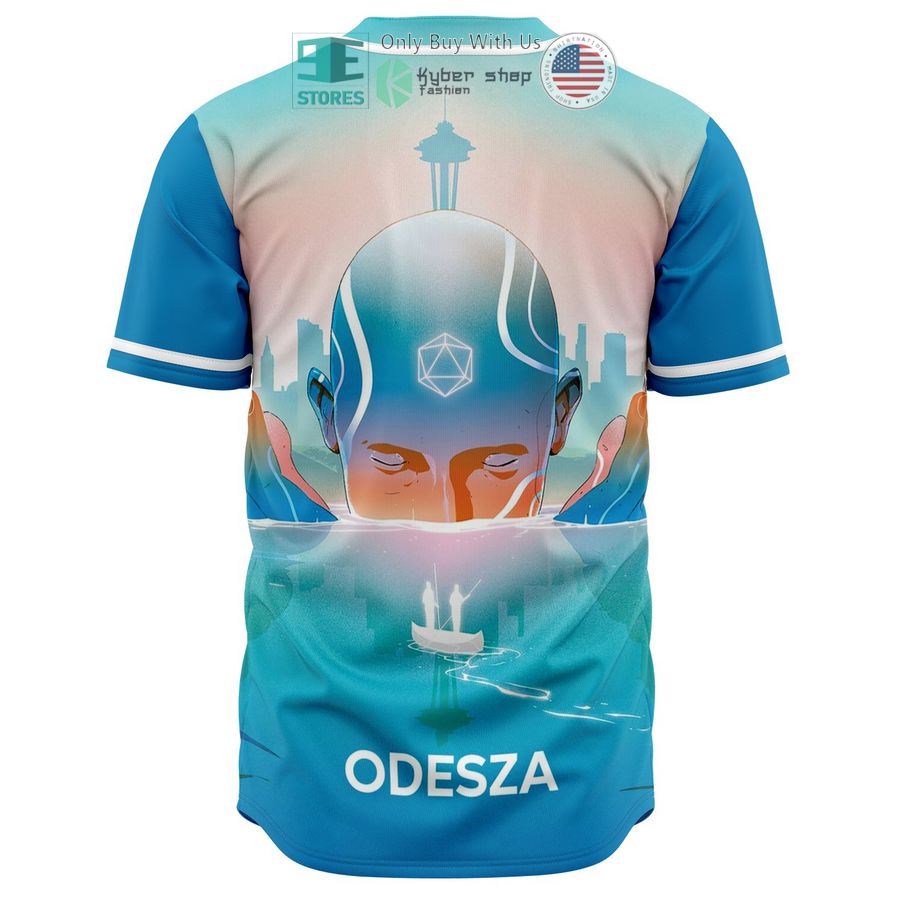 BEST Odesza logo blue Baseball Jersey Unisex T-shirt, Sweatshirt, Hoodie, Long Sleeve Tee - T-Shirt, Sweatshirt, Hoodie