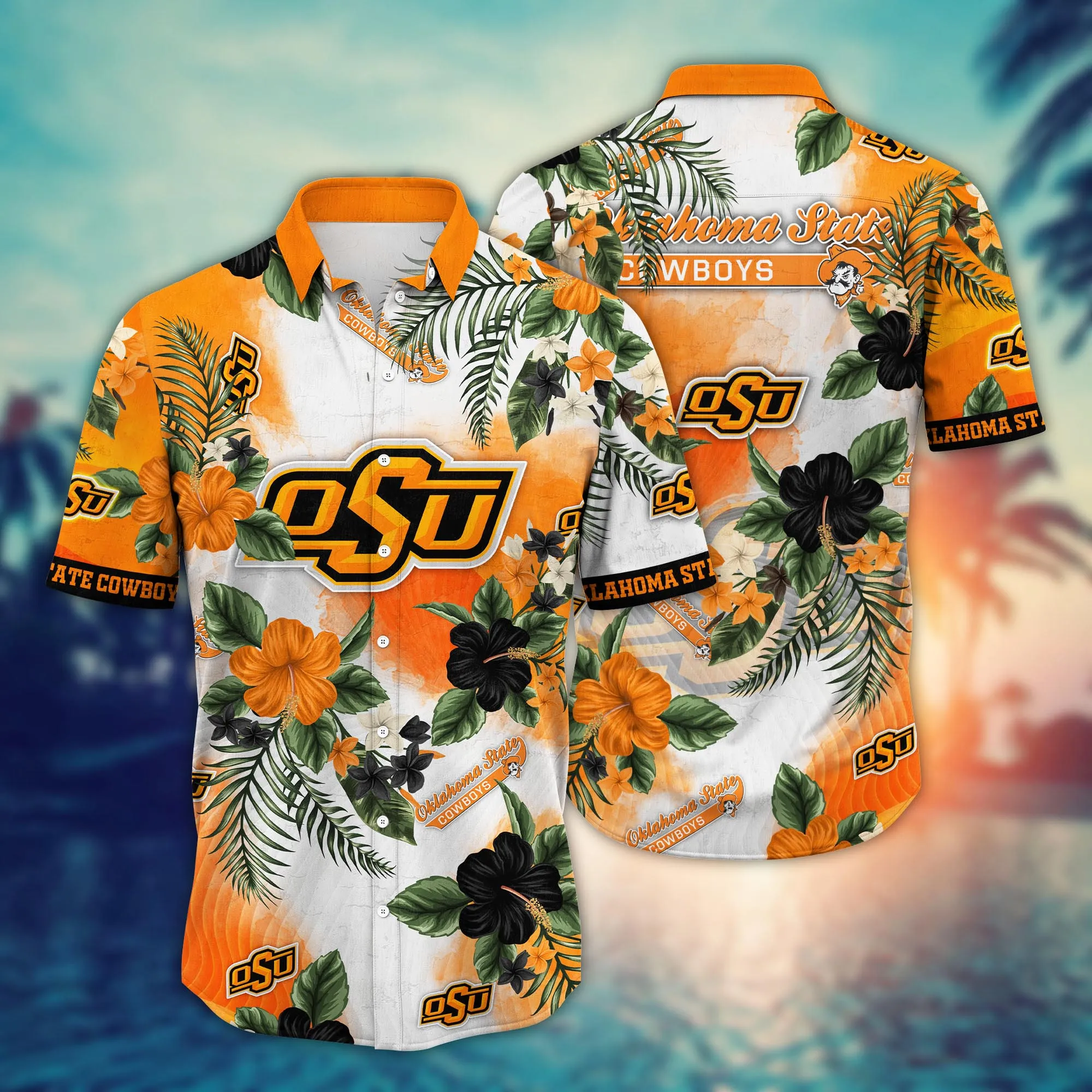 Oklahoma State Cowboys NCAA Hawaiian Shirt Warmthtime Aloha Shirt Unisex T-shirt, Sweatshirt, Hoodie, Long Sleeve Tee - T-Shirt, Sweatshirt, Hoodie