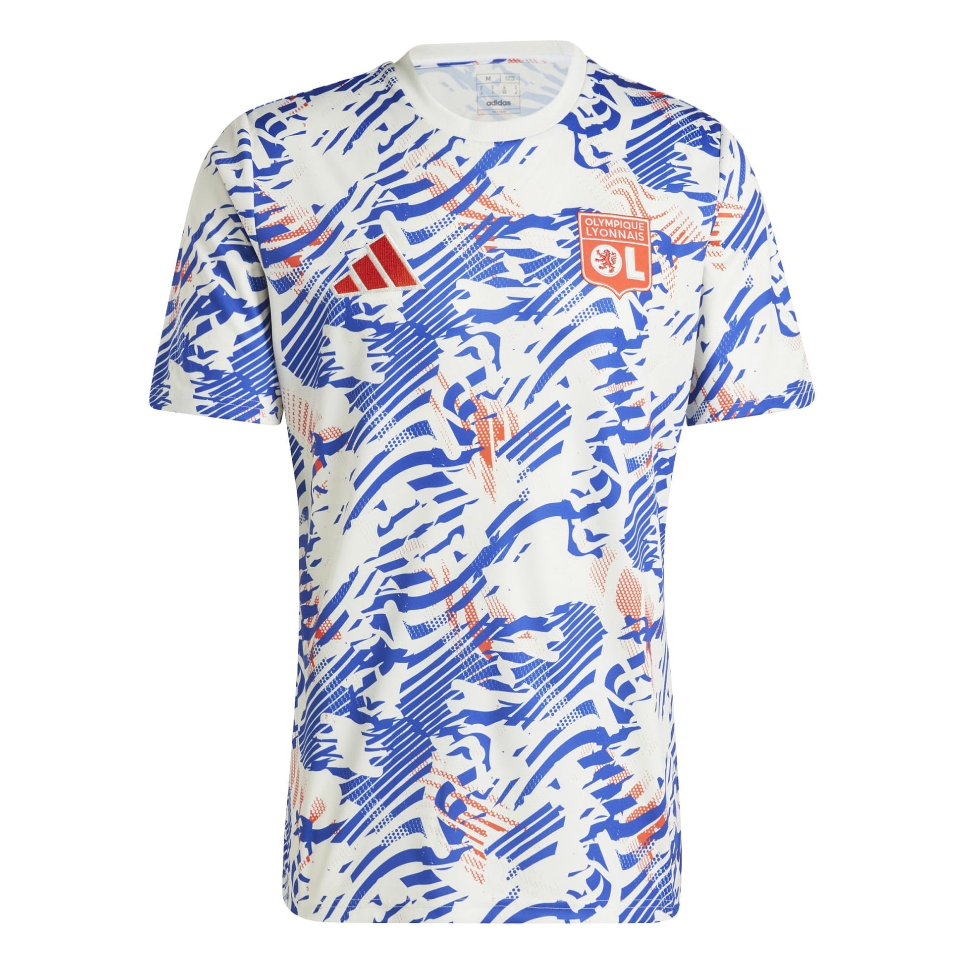 Olympique Lyon Pre Match Shirt - White sports jersey product view 2