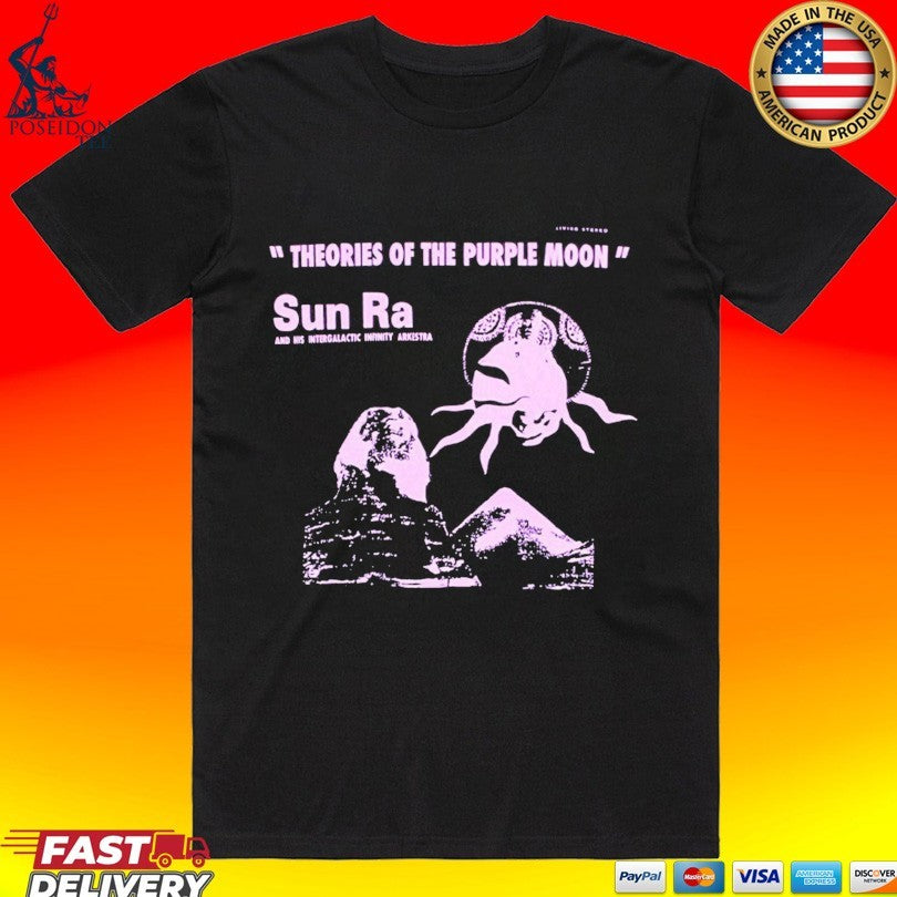 Orchard Theories Of The Purple Moon Sun Ra T-shirt Unisex T-shirt, Sweatshirt, Hoodie, Long Sleeve Tee - T-Shirt, Sweatshirt, Hoodie