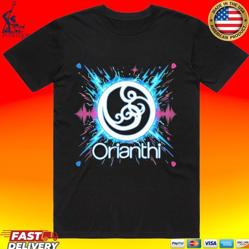 Orianthi Neon Bolt Logo T-shirt Unisex T-shirt, Sweatshirt, Hoodie, Long Sleeve Tee - T-Shirt, Sweatshirt, Hoodie