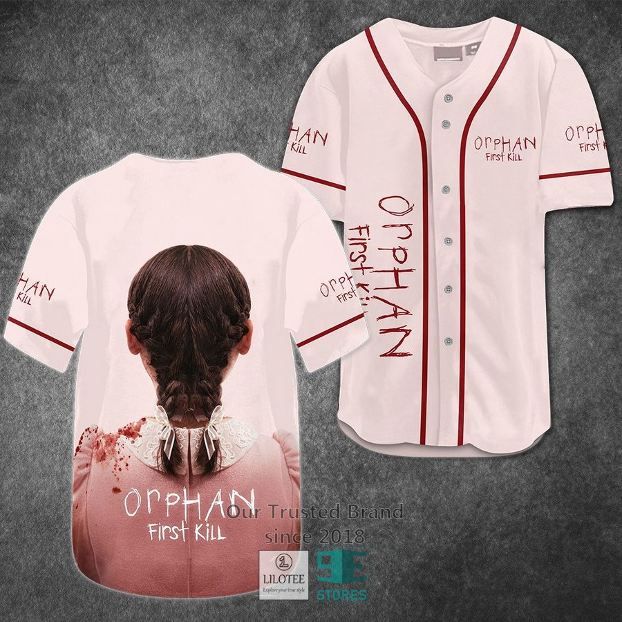 Orphan First Kill Horror Movie Baseball Jersey Unisex T-shirt, Sweatshirt, Hoodie, Long Sleeve Tee - T-Shirt, Sweatshirt, Hoodie