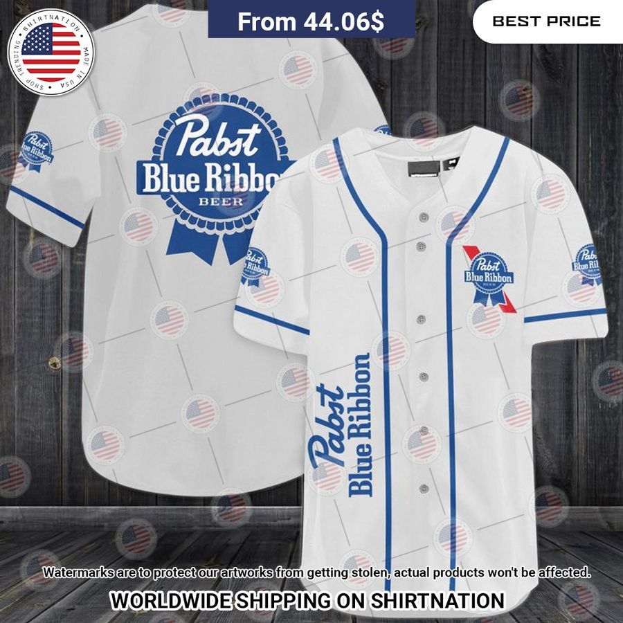 Pabst Blue Ribbon Baseball Shirt Unisex T-shirt, Sweatshirt, Hoodie, Long Sleeve Tee - T-Shirt, Sweatshirt, Hoodie