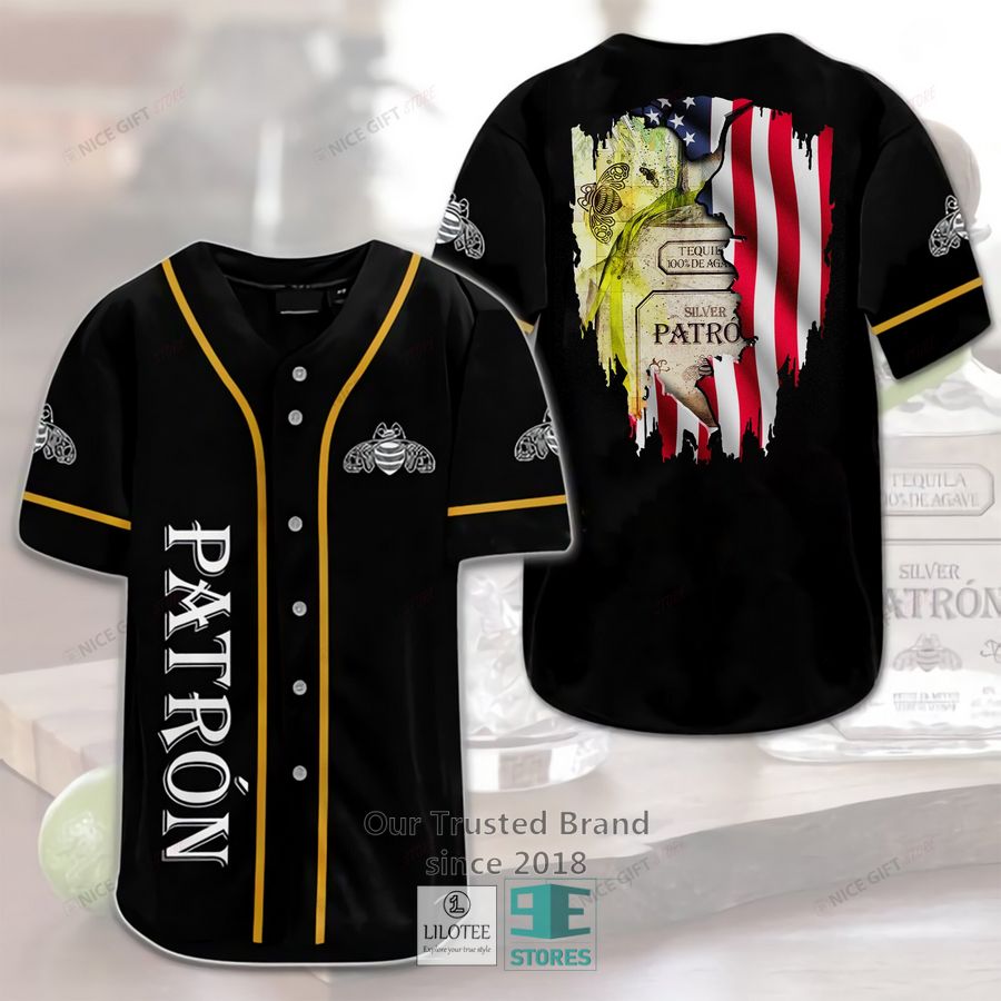 Patron Baseball Jersey Unisex T-shirt, Sweatshirt, Hoodie, Long Sleeve Tee - T-Shirt, Sweatshirt, Hoodie