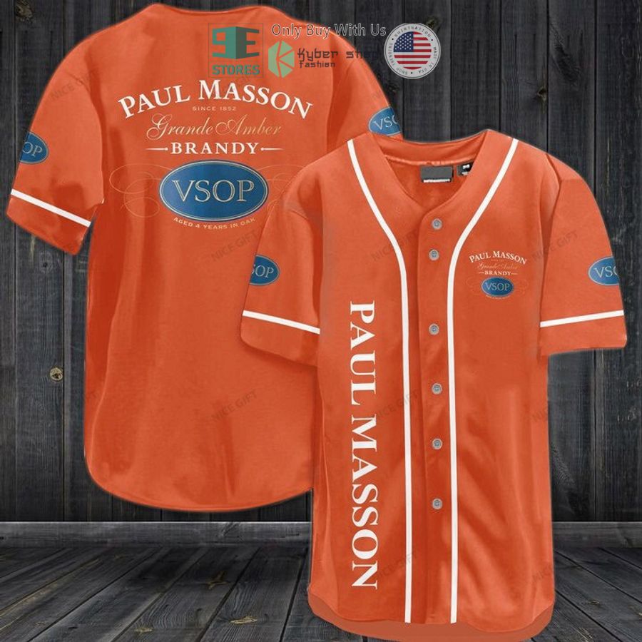BEST Paul Masson logo orange Baseball Jersey Unisex T-shirt, Sweatshirt, Hoodie, Long Sleeve Tee - T-Shirt, Sweatshirt, Hoodie