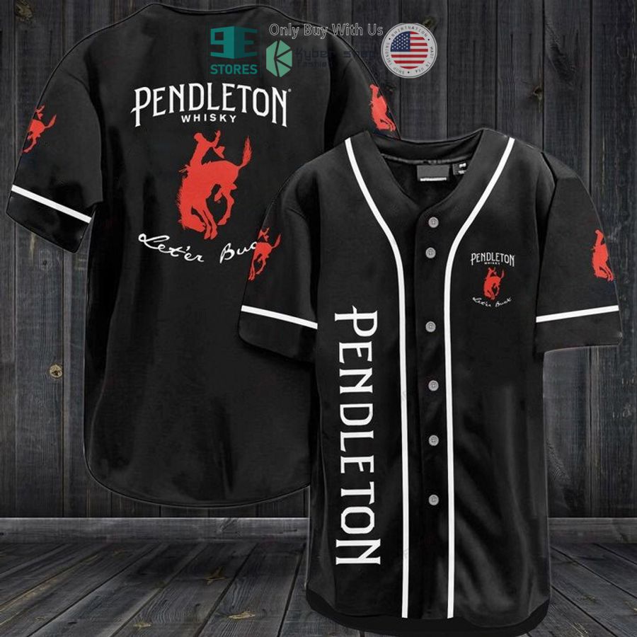 BEST Pendleton Whisky logo black Baseball Jersey Unisex T-shirt, Sweatshirt, Hoodie, Long Sleeve Tee - T-Shirt, Sweatshirt, Hoodie