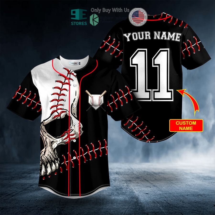 BEST Personalized 11 Walk-Off Ball N Skull Custom Baseball Shirt Unisex T-shirt, Sweatshirt, Hoodie, Long Sleeve Tee - T-Shirt, Sweatshirt, Hoodie