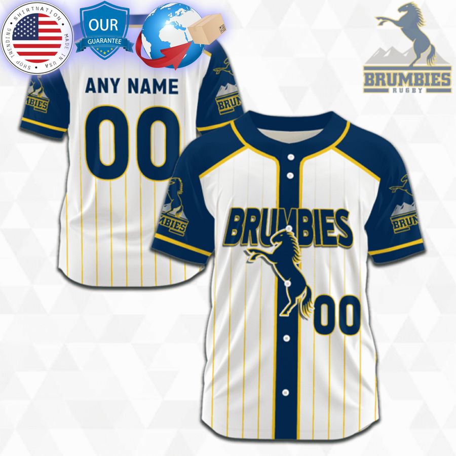 HOT Customized ACT Brumbies Super Rugby Baseball Jersey Unisex T-shirt, Sweatshirt, Hoodie, Long Sleeve Tee - T-Shirt, Sweatshirt, Hoodie