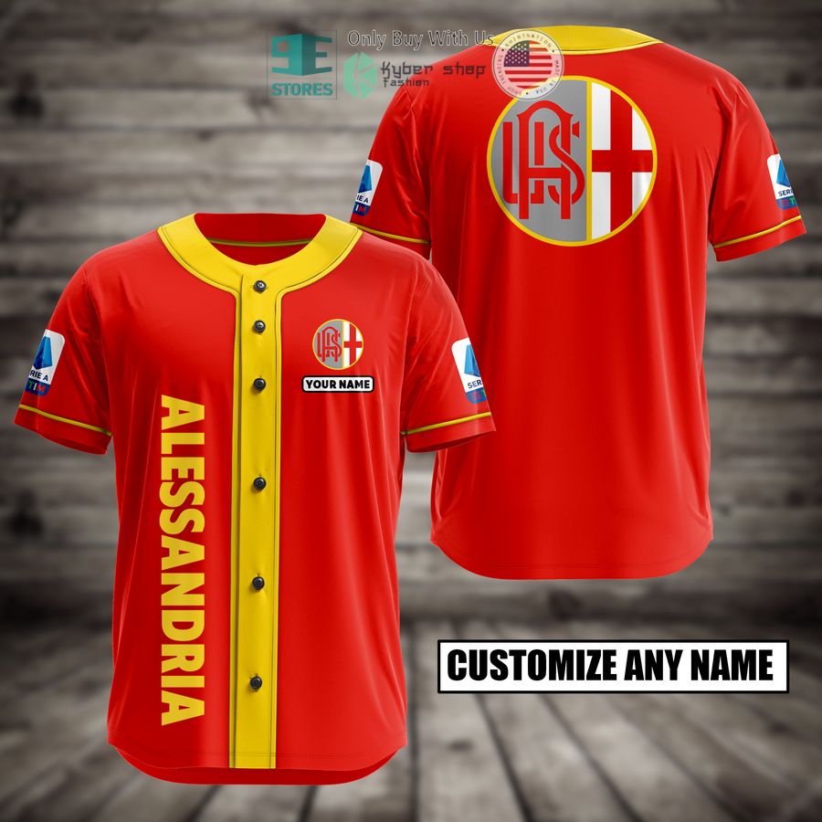 BEST Alessandria Custom Name Baseball Jersey Unisex T-shirt, Sweatshirt, Hoodie, Long Sleeve Tee - T-Shirt, Sweatshirt, Hoodie