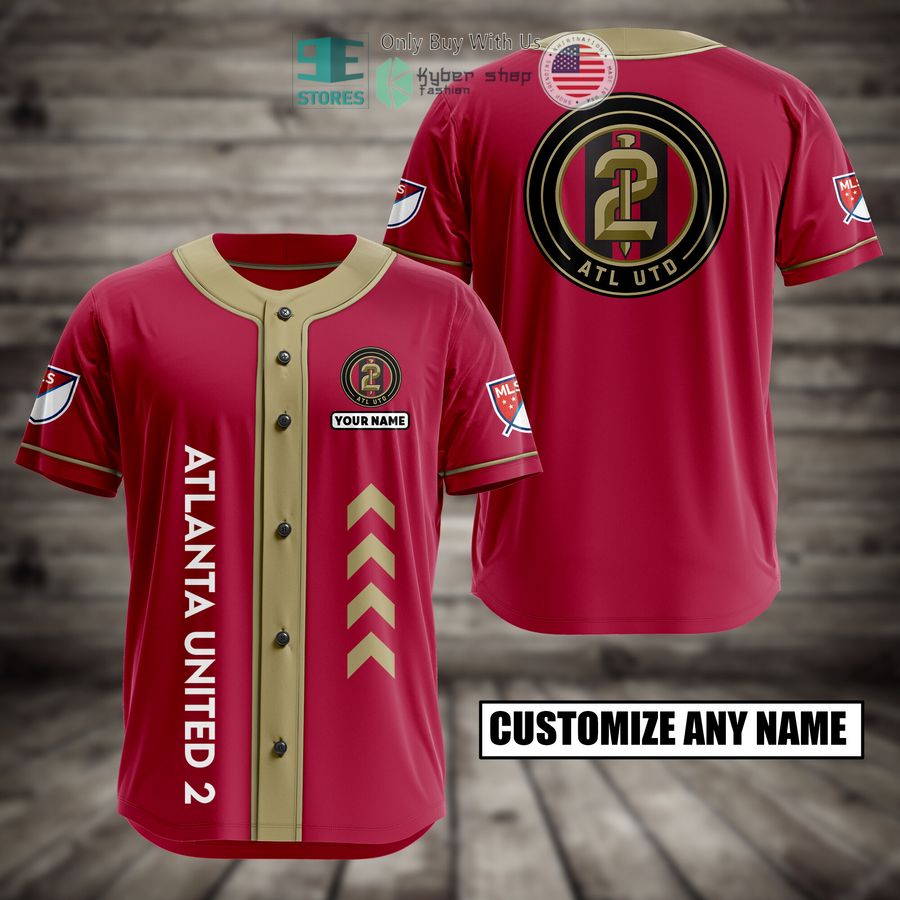 BEST Personalized Atlanta United 2 Custom Baseball Shirt Unisex T-shirt, Sweatshirt, Hoodie, Long Sleeve Tee - T-Shirt, Sweatshirt, Hoodie