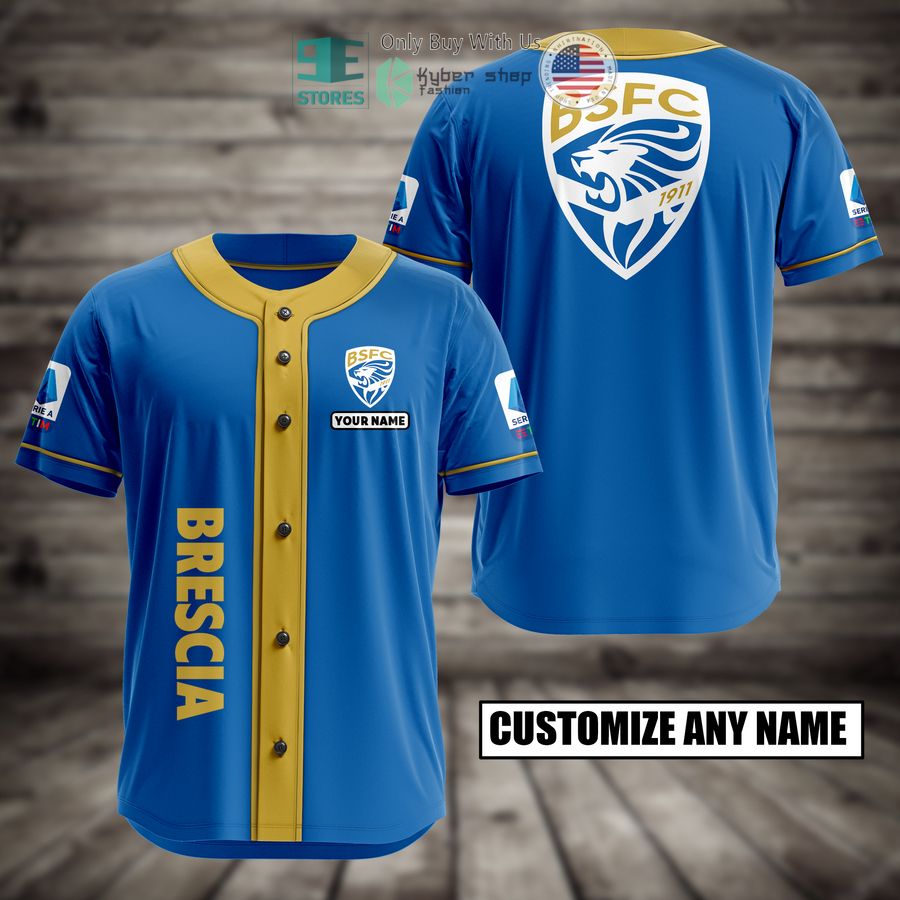 BEST Brescia Custom Name Baseball Jersey Unisex T-shirt, Sweatshirt, Hoodie, Long Sleeve Tee - T-Shirt, Sweatshirt, Hoodie
