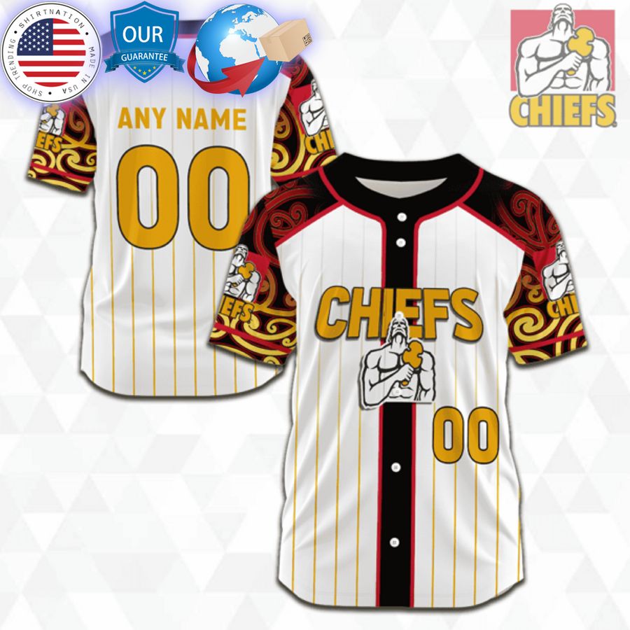 HOT Customized Chiefs Super Rugby Baseball Jersey Unisex T-shirt, Sweatshirt, Hoodie, Long Sleeve Tee - T-Shirt, Sweatshirt, Hoodie