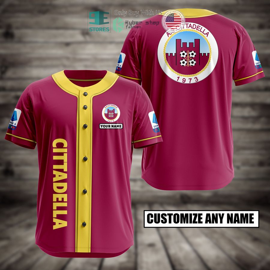 BEST Cittadella Custom Name Baseball Jersey Unisex T-shirt, Sweatshirt, Hoodie, Long Sleeve Tee - T-Shirt, Sweatshirt, Hoodie