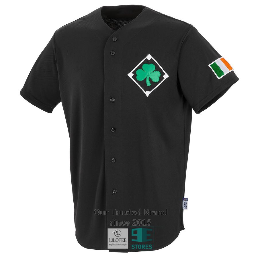 Personalized Clover US Flag Black Baseball Jersey Unisex T-shirt, Sweatshirt, Hoodie, Long Sleeve Tee - T-Shirt, Sweatshirt, Hoodie