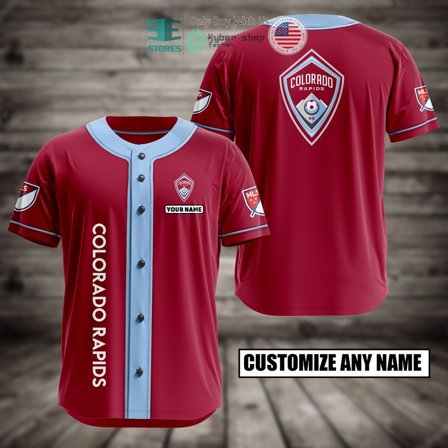 BEST Personalized Colorado Rapids Custom Baseball Shirt Unisex T-shirt, Sweatshirt, Hoodie, Long Sleeve Tee - T-Shirt, Sweatshirt, Hoodie