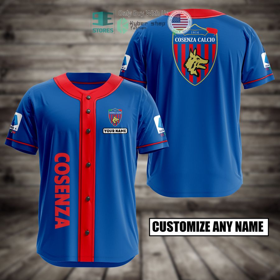 BEST Cosenza Custom Name Baseball Jersey Unisex T-shirt, Sweatshirt, Hoodie, Long Sleeve Tee - T-Shirt, Sweatshirt, Hoodie