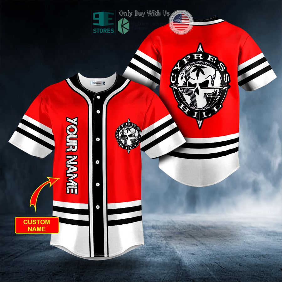 BEST Personalized Cypress Hill Skull Custom Baseball Shirt Unisex T-shirt, Sweatshirt, Hoodie, Long Sleeve Tee - T-Shirt, Sweatshirt, Hoodie