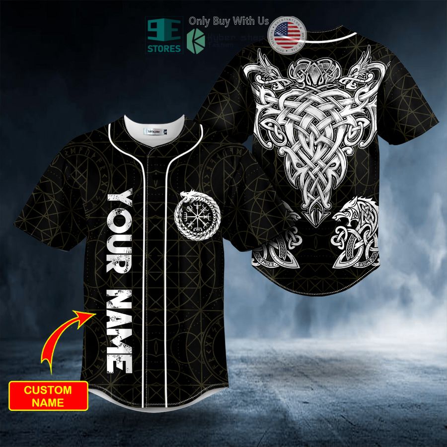 BEST Personalized Dragon Power White Tattoo Custom Baseball Jersey Unisex T-shirt, Sweatshirt, Hoodie, Long Sleeve Tee - T-Shirt, Sweatshirt, Hoodie
