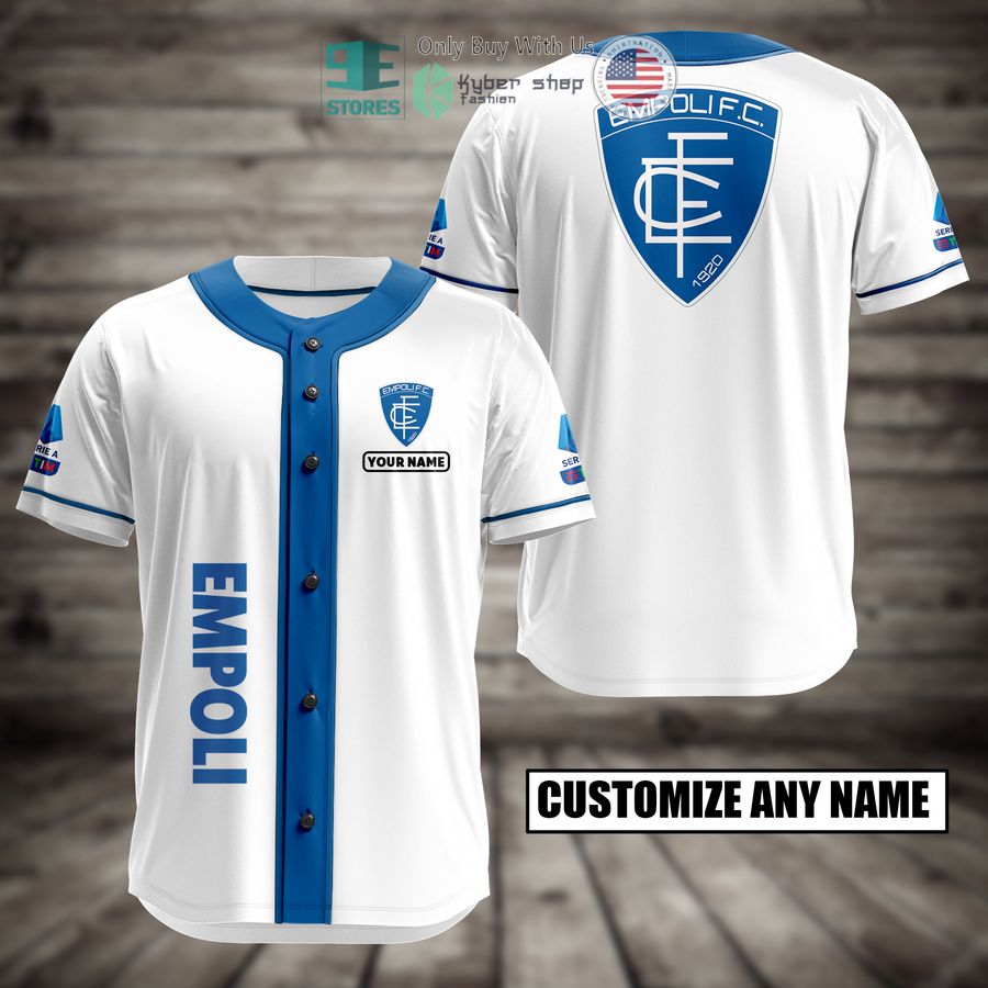 BEST Empoli Custom Name Baseball Jersey Unisex T-shirt, Sweatshirt, Hoodie, Long Sleeve Tee - T-Shirt, Sweatshirt, Hoodie
