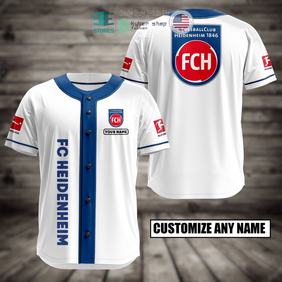 BEST Personalized FC Heidenheim Custom Baseball Shirt Unisex T-shirt, Sweatshirt, Hoodie, Long Sleeve Tee - T-Shirt, Sweatshirt, Hoodie