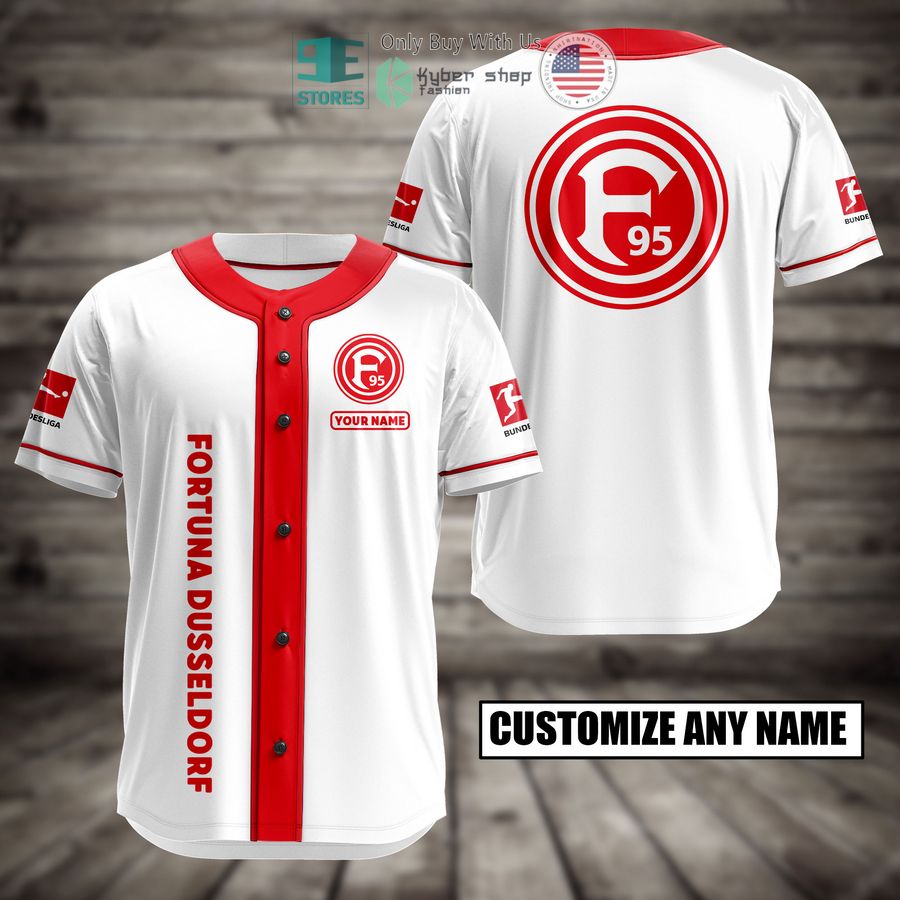BEST Personalized Fortuna Dusseldorf Custom Baseball Shirt Unisex T-shirt, Sweatshirt, Hoodie, Long Sleeve Tee - T-Shirt, Sweatshirt, Hoodie