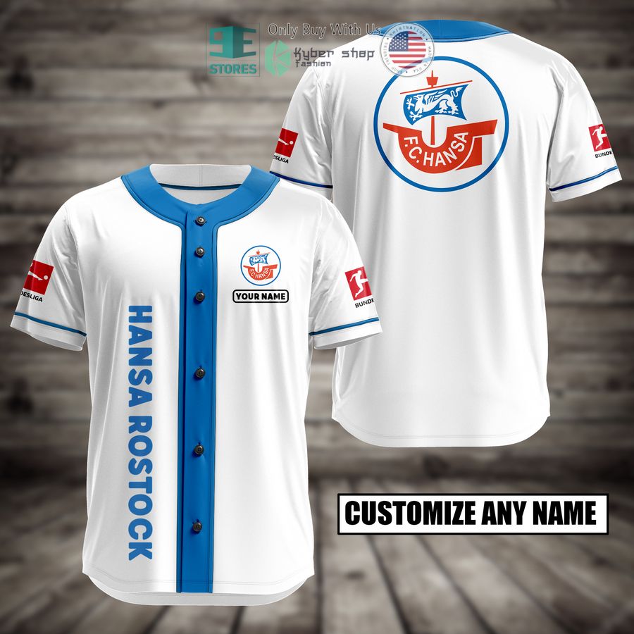 BEST Personalized Hansa Rostock Custom Baseball Shirt Unisex T-shirt, Sweatshirt, Hoodie, Long Sleeve Tee - T-Shirt, Sweatshirt, Hoodie