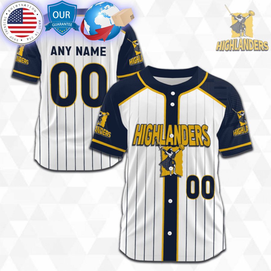 HOT Customized Highlanders Super Rugby Baseball Jersey Unisex T-shirt, Sweatshirt, Hoodie, Long Sleeve Tee - T-Shirt, Sweatshirt, Hoodie