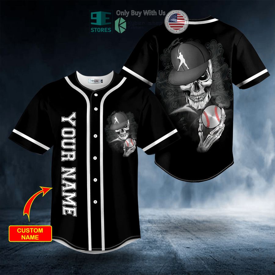 BEST Personalized Hippie Soul Baseball Skull Custom Baseball Shirt Unisex T-shirt, Sweatshirt, Hoodie, Long Sleeve Tee - T-Shirt, Sweatshirt, Hoodie