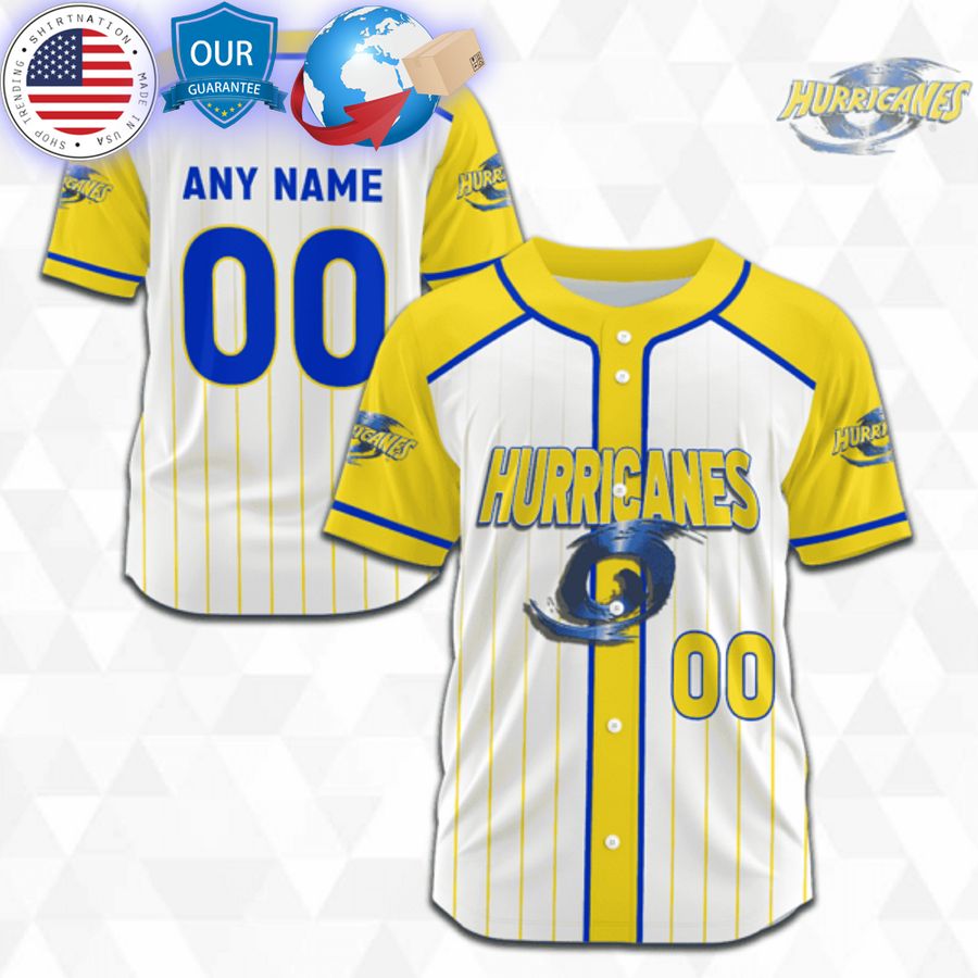 HOT Customized Hurricanes Super Rugby Baseball Jersey Unisex T-shirt, Sweatshirt, Hoodie, Long Sleeve Tee - T-Shirt, Sweatshirt, Hoodie