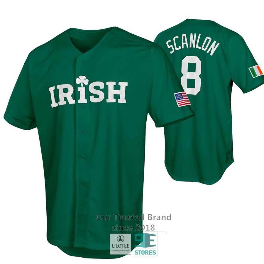 Personalized Irish Clover US Flag Green Baseball Jersey Unisex T-shirt, Sweatshirt, Hoodie, Long Sleeve Tee - T-Shirt, Sweatshirt, Hoodie