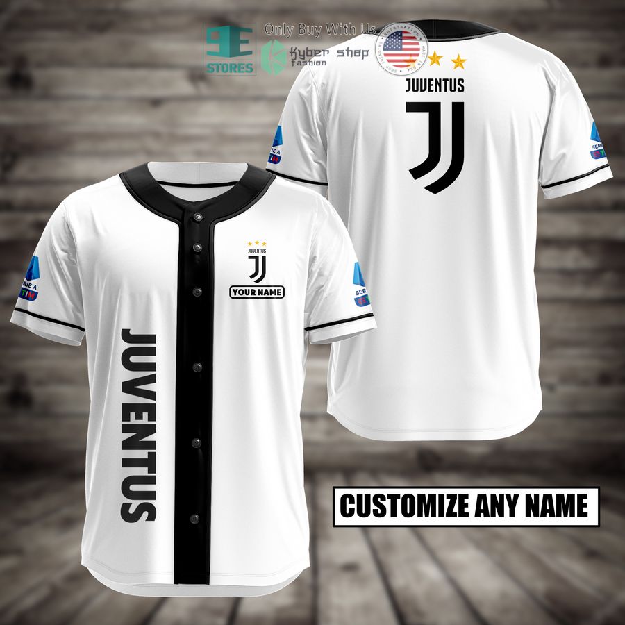 BEST Juventus Custom Name Baseball Jersey Unisex T-shirt, Sweatshirt, Hoodie, Long Sleeve Tee - T-Shirt, Sweatshirt, Hoodie