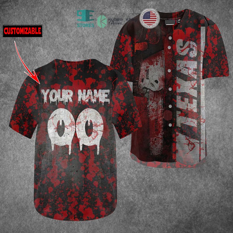 BEST Personalized Leatherface Texas Blood Baseball Jersey Unisex T-shirt, Sweatshirt, Hoodie, Long Sleeve Tee - T-Shirt, Sweatshirt, Hoodie