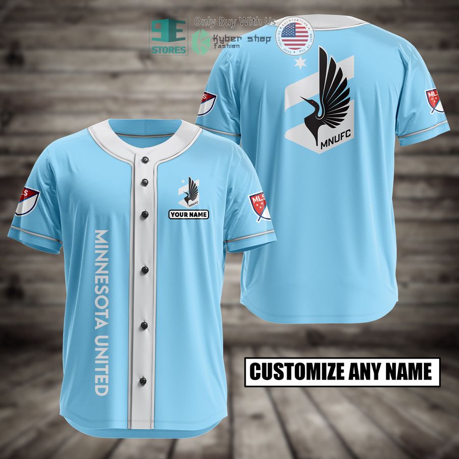 BEST Personalized Minnesota United Custom Baseball Shirt Unisex T-shirt, Sweatshirt, Hoodie, Long Sleeve Tee - T-Shirt, Sweatshirt, Hoodie
